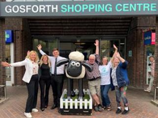 a warm welcome for shaun the sheep