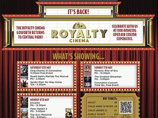 the royalty cinema tickets now